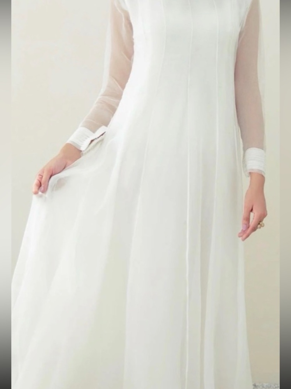White Kurta and pants